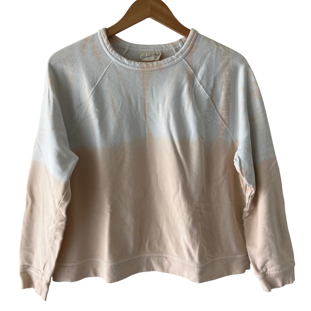 Universal Thread Peach Tie Dye Raglan Sweatshirt Casual Loungewear Pullover L